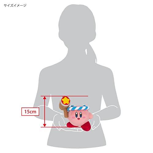 Alt View 4. Nintendo - Sanei Boeki KP62 Kirby All Star Collection Hammer By Plush Toy, Size S, Height 5.9 inches (15 cm).
