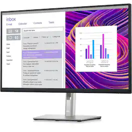 Dell - 27" LCD Monitor (DisplayPort, USB) - Black/Silver