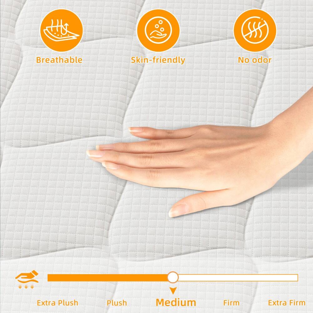 - Breathable
- Skin-friendly
- No odor
- Extra Plush
- Plush
- Medium
- Firm
- Extra Firm