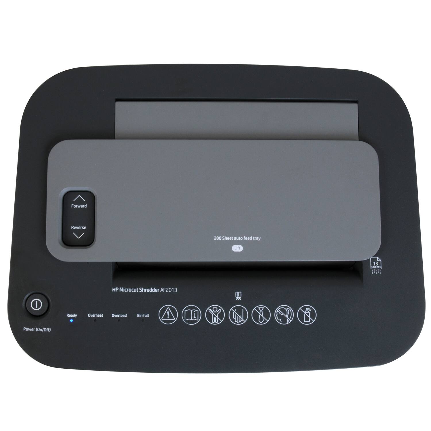 Alt View 15. HP - 13 Sheet Microcut Paper Shredder.