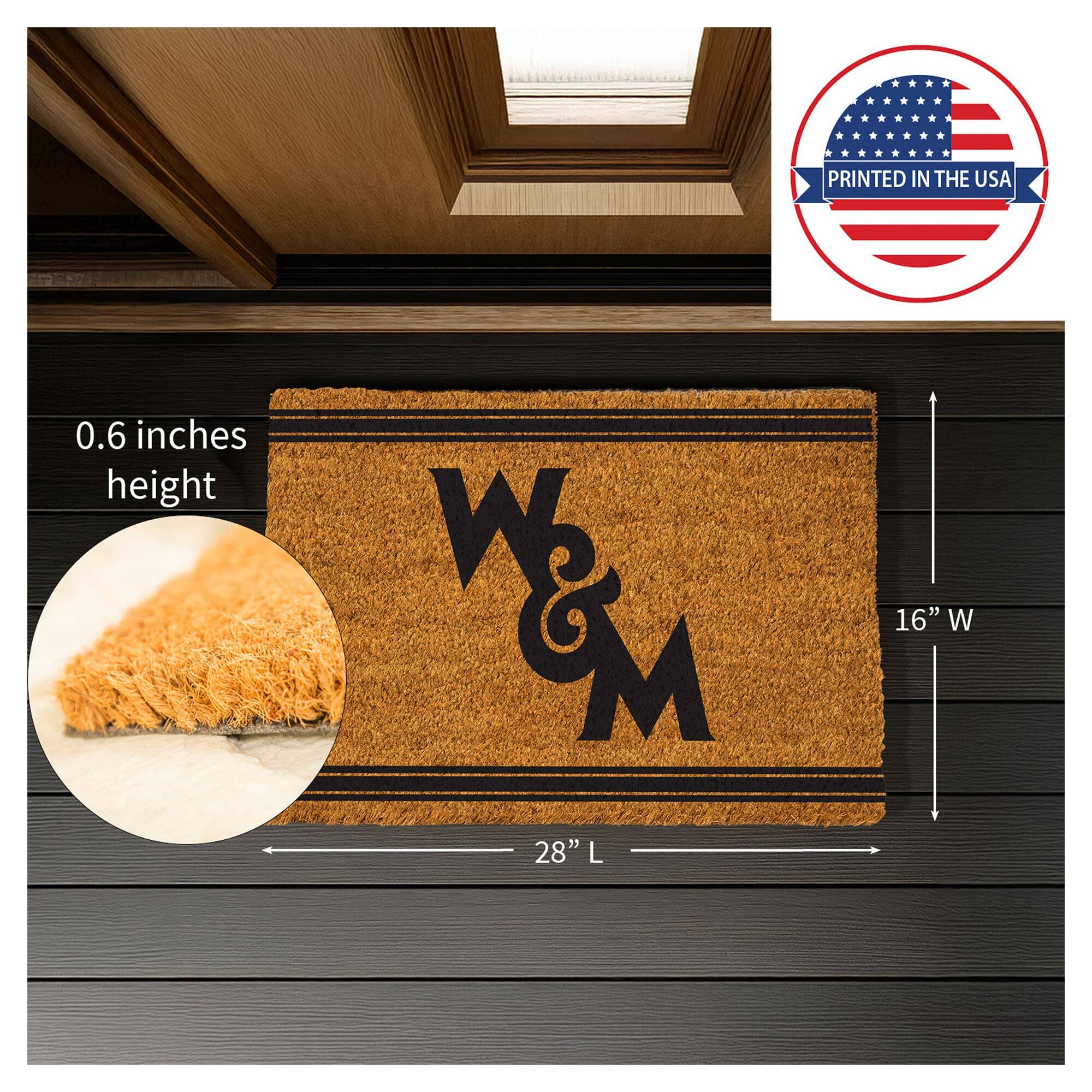 PRINTED IN THE USA  
0.6 inches height  
28" L x 16" W