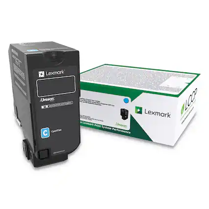 Lexmark Unison - Cartridge LCC0 - www.lexmark.com/supplies - Programme SP - www.lexmark.com - Lexmark Print System - Cyan/Cyan Performance