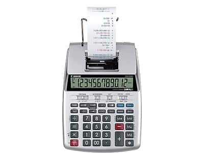 Canon - 12-Digit Desktop Calculator - Gray/Black