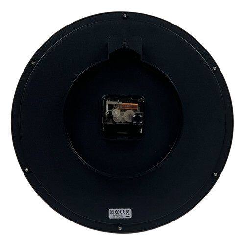 Left. Seiko - Seiko 12" Shinrin Wall Clock - Dark Brown - Dark Brown.