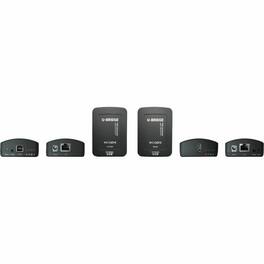 INOGENI - Video Extender Transmitter/Receiver - 328.08 ft Range - 2 x Network (RJ-45) - 2 x USB - 4K - Category 5e - Black