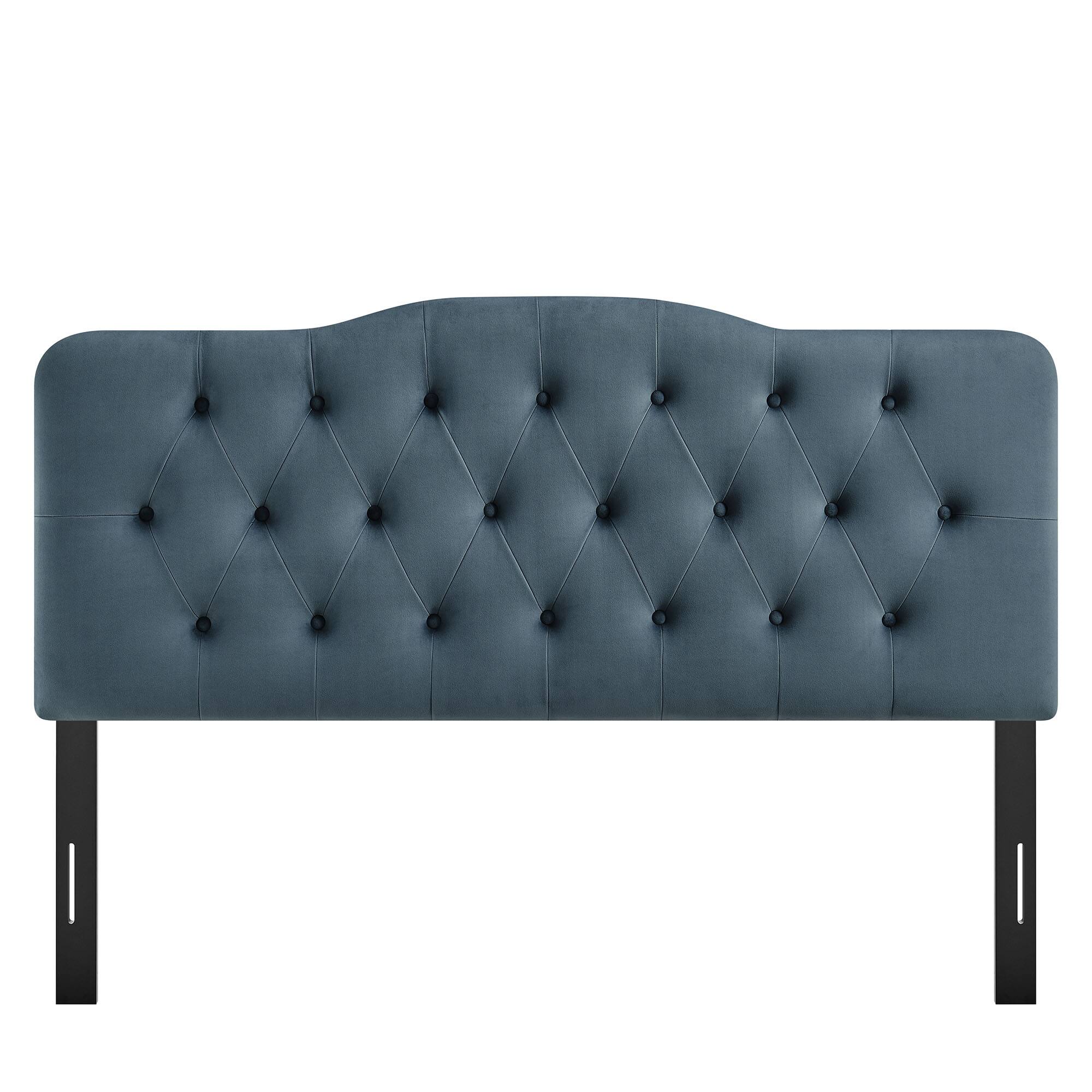 Alt View 3. Modway - Annabel Diamond Tufted Performance Velvet Headboard by Modway - Cadet Blue.