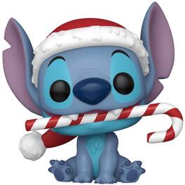 Funko - POP! Disney: Stitch Holiday - Stitch with CC - Collectibles - Multicolor
