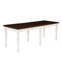 Crosley Furniture - Shelby Dining Bench - Distressed White