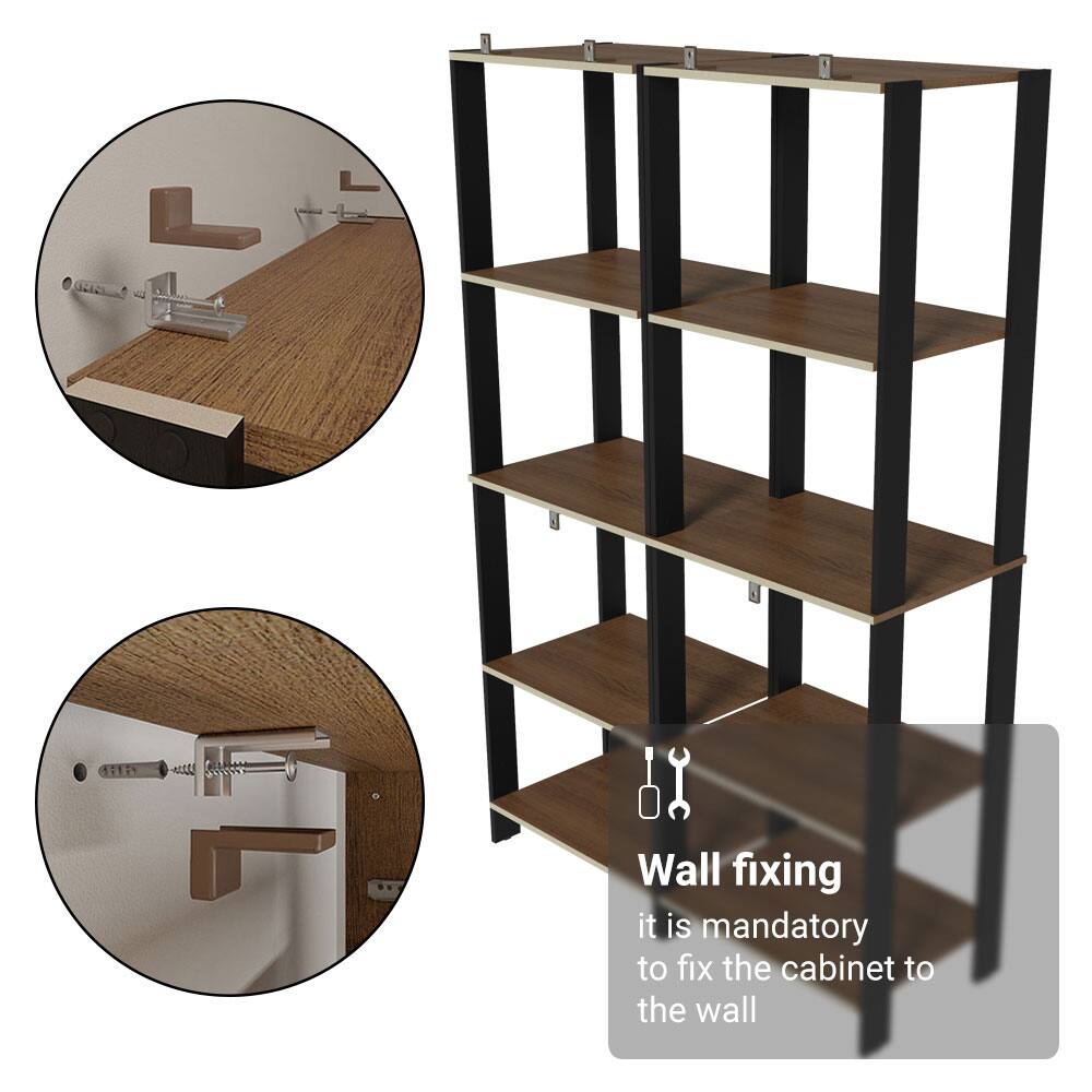 Wall fixing  
it is mandatory to fix the cabinet to the wall