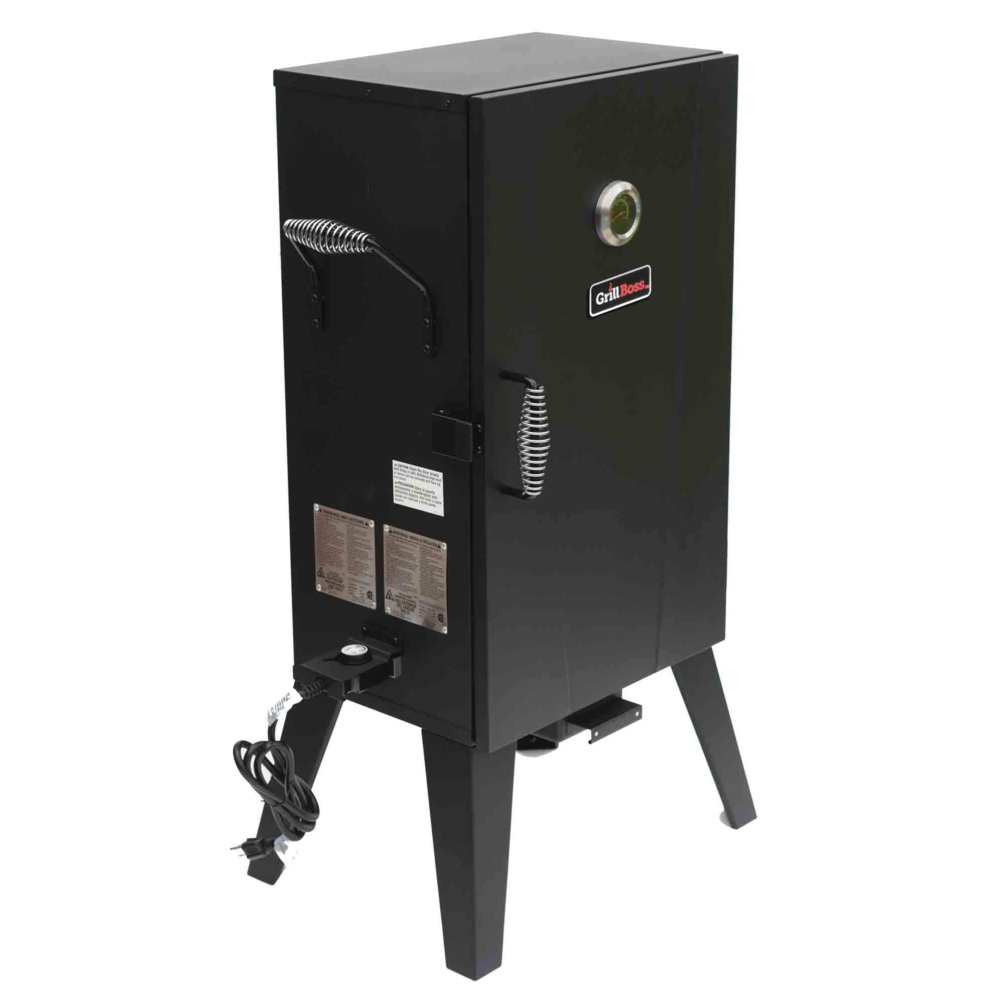 Grill Boss - 1500 Watt Electric Vertical Smoker with 531 Sq In Cooking Area - Black