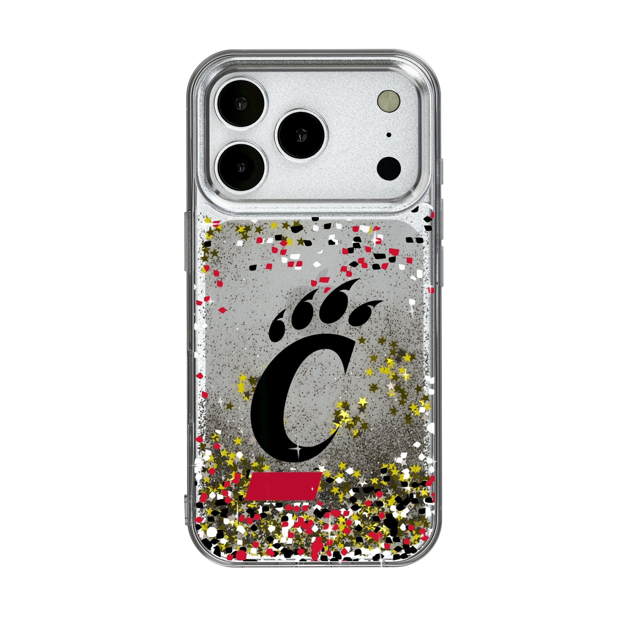 Keyscaper - NCAA - Cincinnati Bearcats iPhone Glitter Confetti Design Case - 17 - Multicolor price history on PriceWatchPro