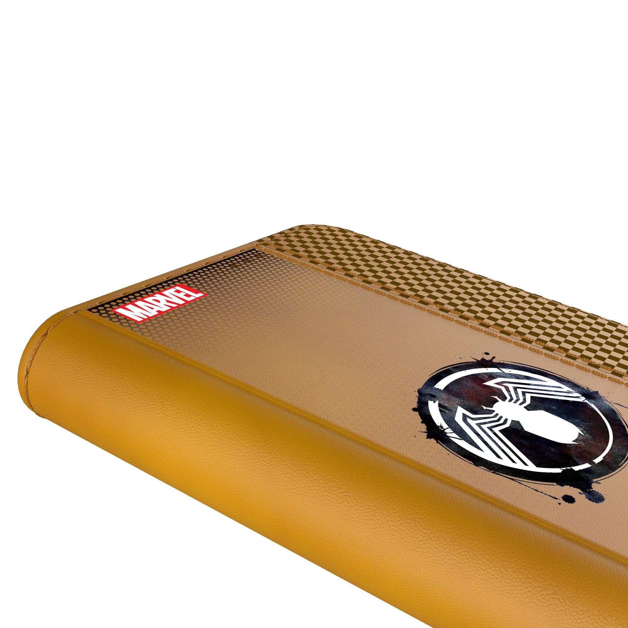 Alt View 1. Keyscaper - Marvel Grid Folio Phone Case - Apple iPhone 14 - Venom.