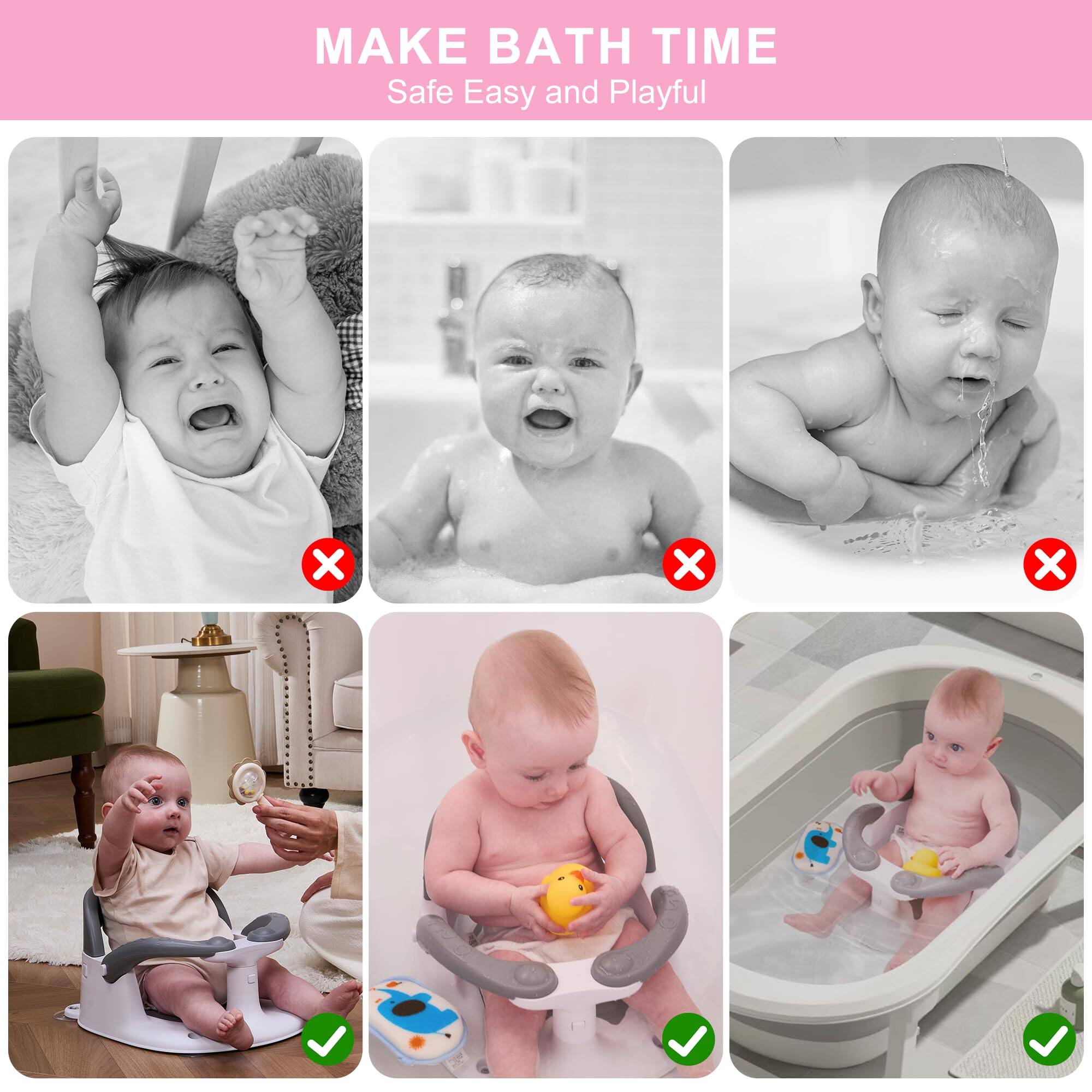 MAKE BATH TIME  
Safe Easy and Playful