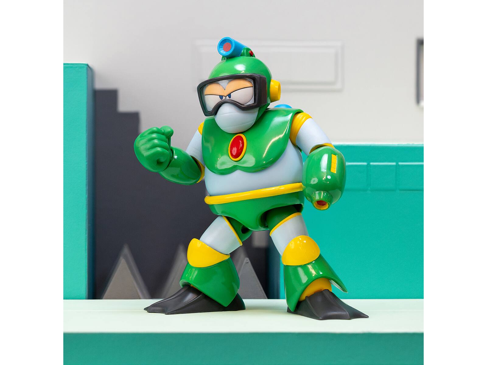Alt View 5. Jada Toys - Jada Toys - Mega Man Deluxe Bubble Man 1:12 Fig   - COLLECTIBLES - Multicolor.