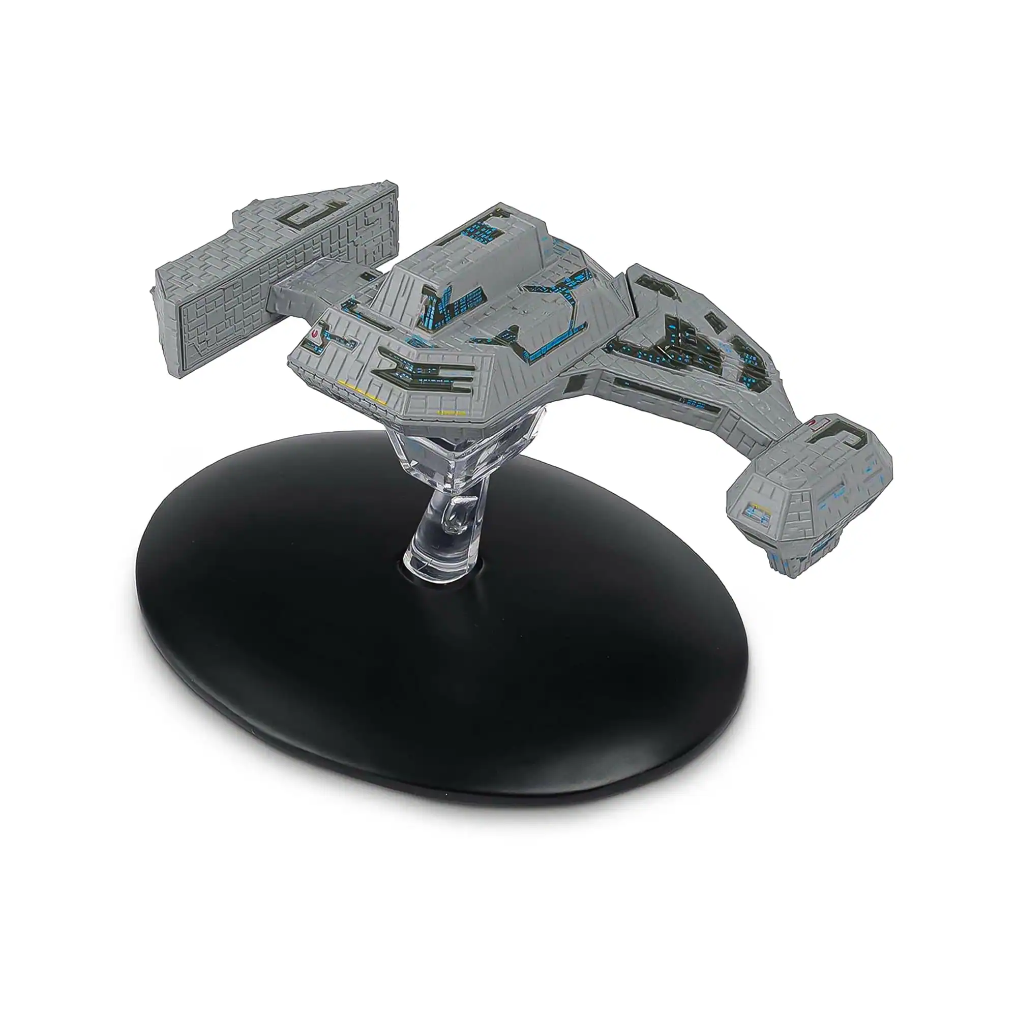 Alt View 1. Eaglemoss - Eaglemoss Star Trek Starship Replica | Borg Renegades' Ship #73 - Grey.