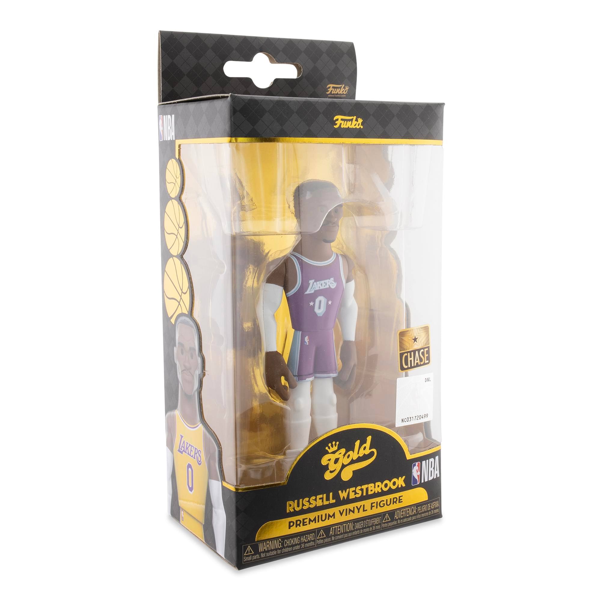 Funko ABA Funbe Lakers * -0 I Chase De Lakers 0 WC031700499 NOS Fold NBA Westbrook Russell Vinyl Figure Adverenica Se Premium EE A Ne

Attention - 1 M -n Choking Horo Marning: ua a - A - - - - B Seal

Funko

Gold Chase NBA

Russell Westbrook Premium Vinyl Figure

NBA

Chase

N031722699