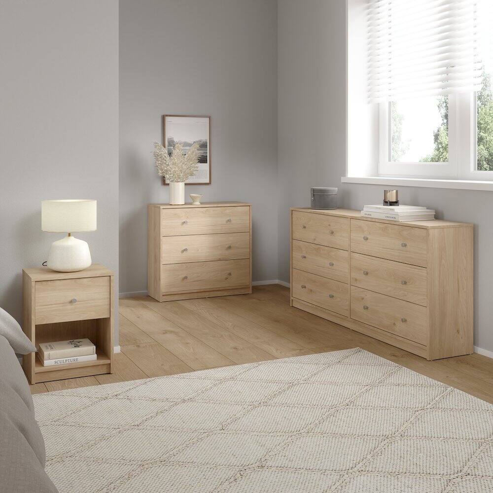 Alt View 2. Tvilum - 4-Piece Bedroom Set - Brown.