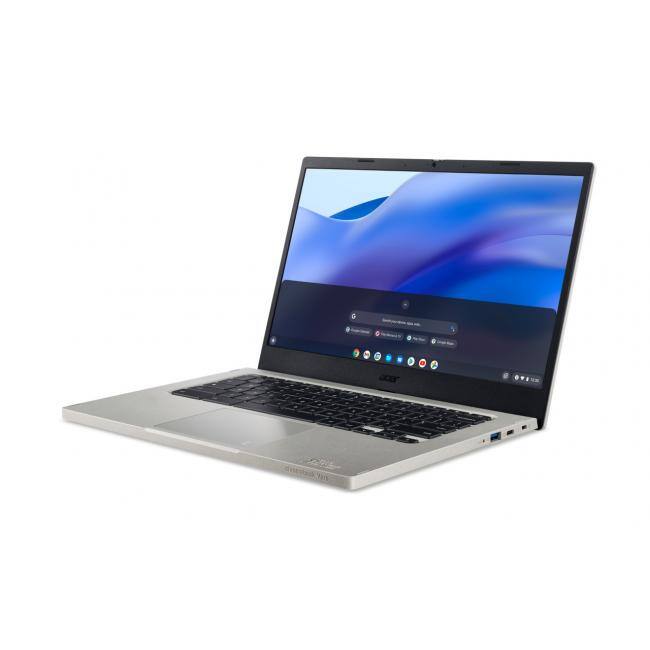 Alt View 3. Acer - Acer Vero 514 14" FHD IPS Chromebook Intel Core i3-1215U 8GB RAM 128GB SSD Cobblestone Gray - Intel Core i3-1215U - Iron.