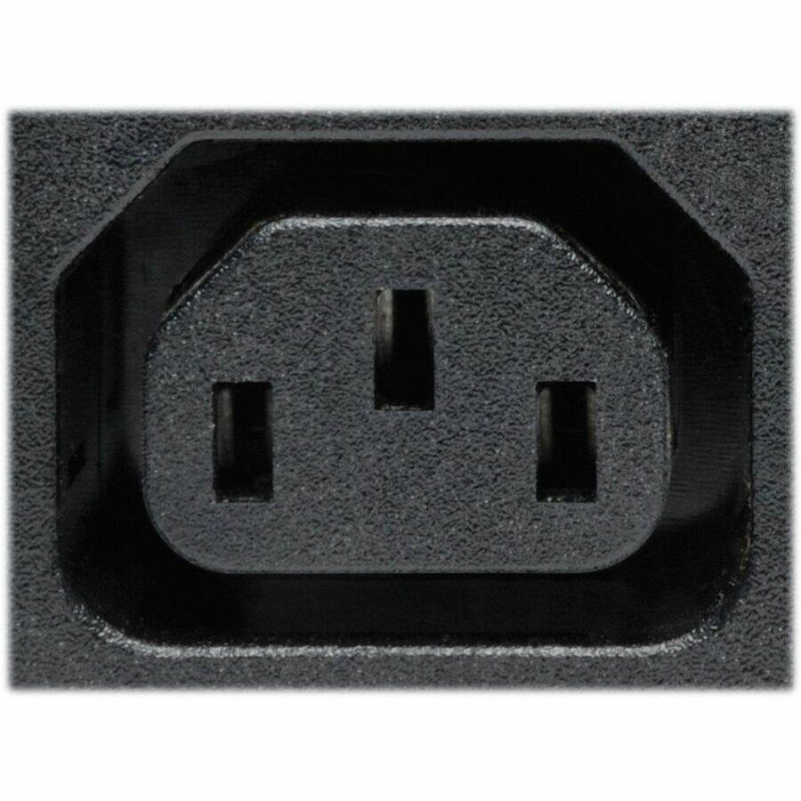 Alt View 5. Tripp Lite - Tripp Lite by Eaton PDU 5.5kW Single-Phase Switched PDU - LX Interface 208/230V Outlets (20 C13 & 4 C19) L6-30P 0U TAA - Black.