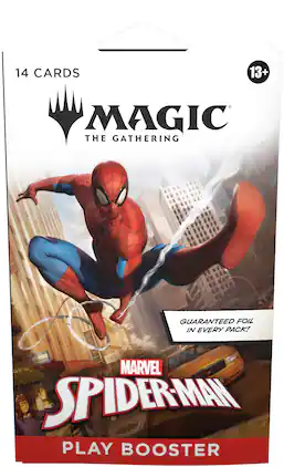 Wizards of The Coast - Magic: The Gathering | Marvel's Spider-Man - Play Booster Sleeve