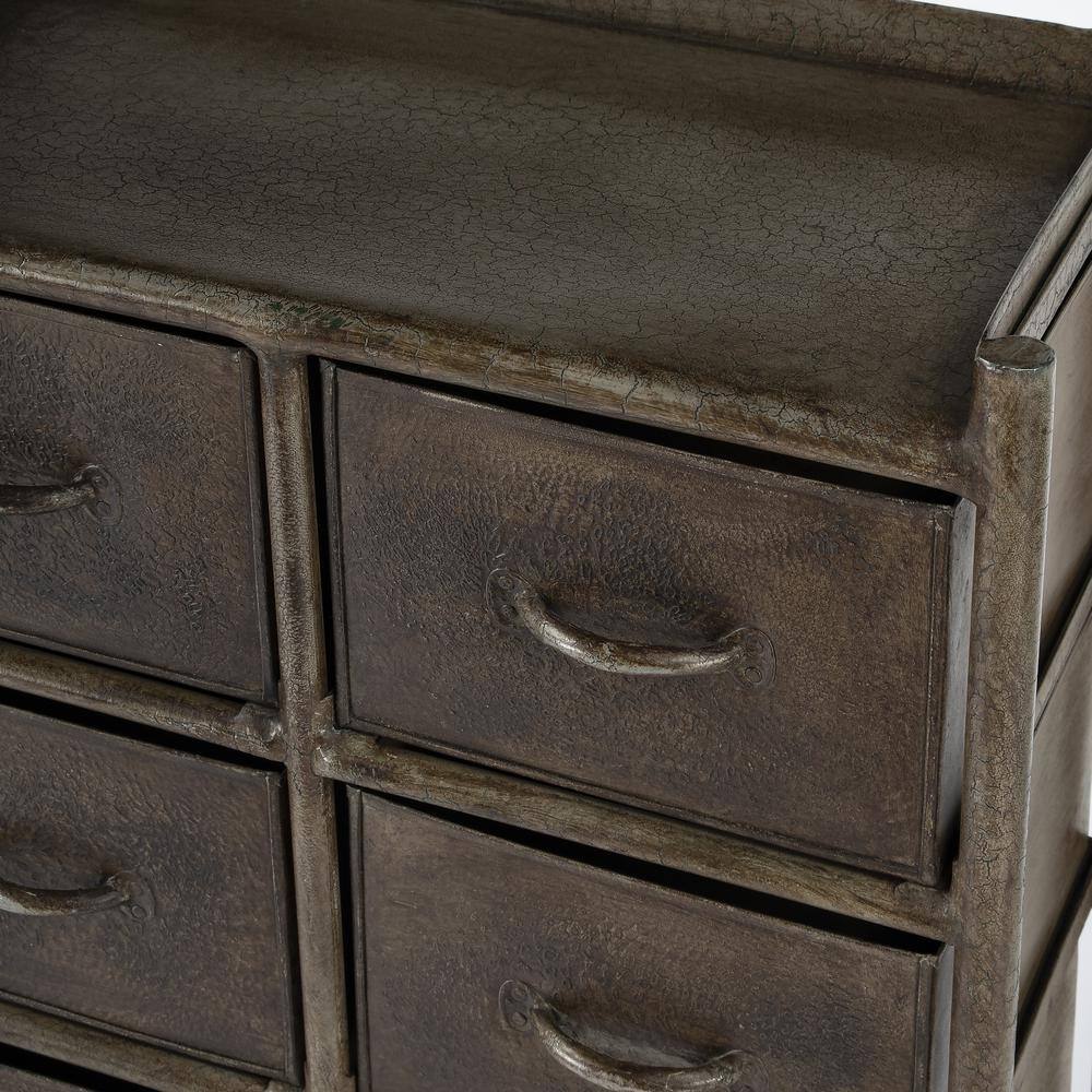 Alt View 7. Butler Specialty - Cameron Industrial Chic Drawer Chest - Bronze.