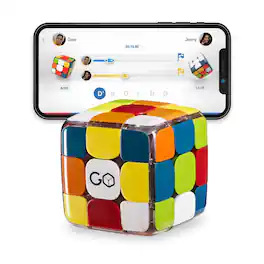 Particula - GoCube Edge – Bluetooth 3x3 Magnetic Speed Cube with App, Games & Puzzles for Kids & Adults - Multicolor