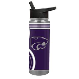 Great American Products - Kansas State Wildcats 24oz. Cool Vibes Jr. Thirst Hydration Water Bottle - Multicolor