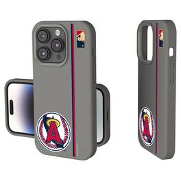 Keyscaper - Cooperstown Teams - Los Angeles Angels - California Angels Cooperstown Collection iPhone Soft Touch Case - 14 - Gray
