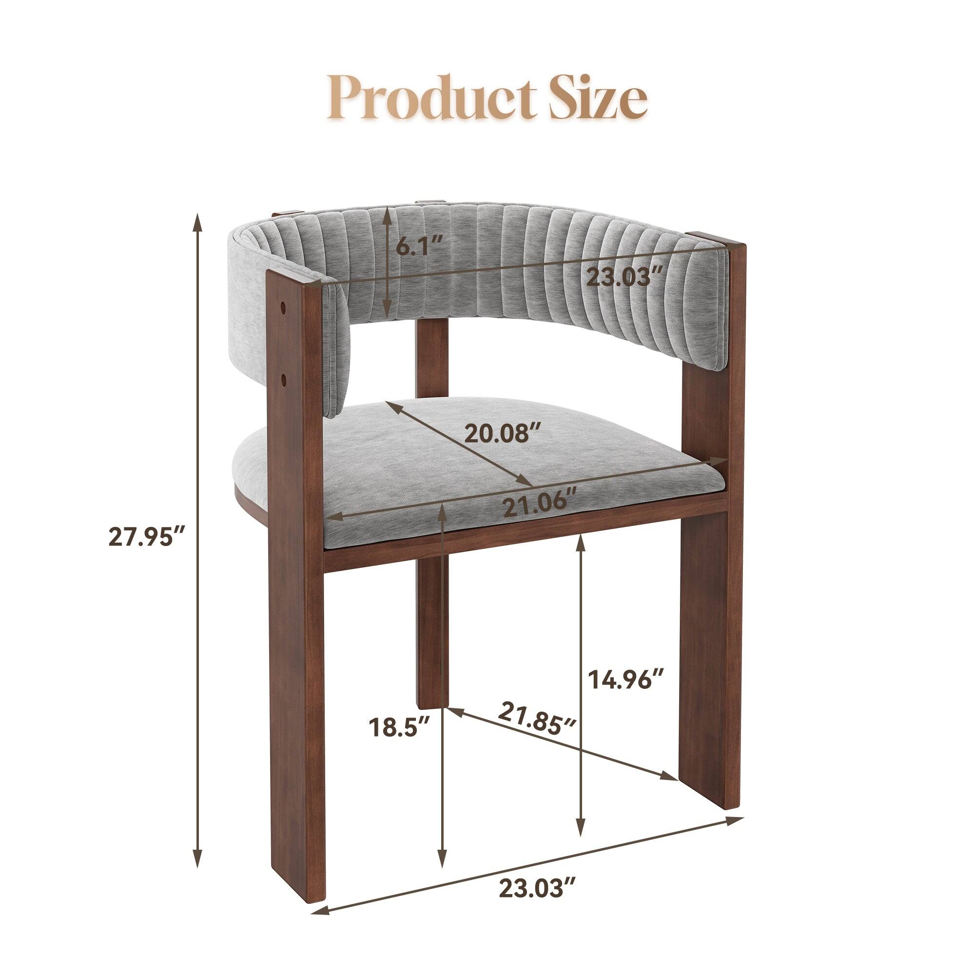 Product Size

- Height: 27.95"
- Width: 23.03"
- Depth: 20.08"
- Seat Height: 18.5"
- Seat Depth: 21.06"
- Armrest Height: 6.1"
- Armrest Width: 23.03"
- Backrest Height: 21.85"
- Backrest Width: 21.85"
- Overall Width: 23.03"