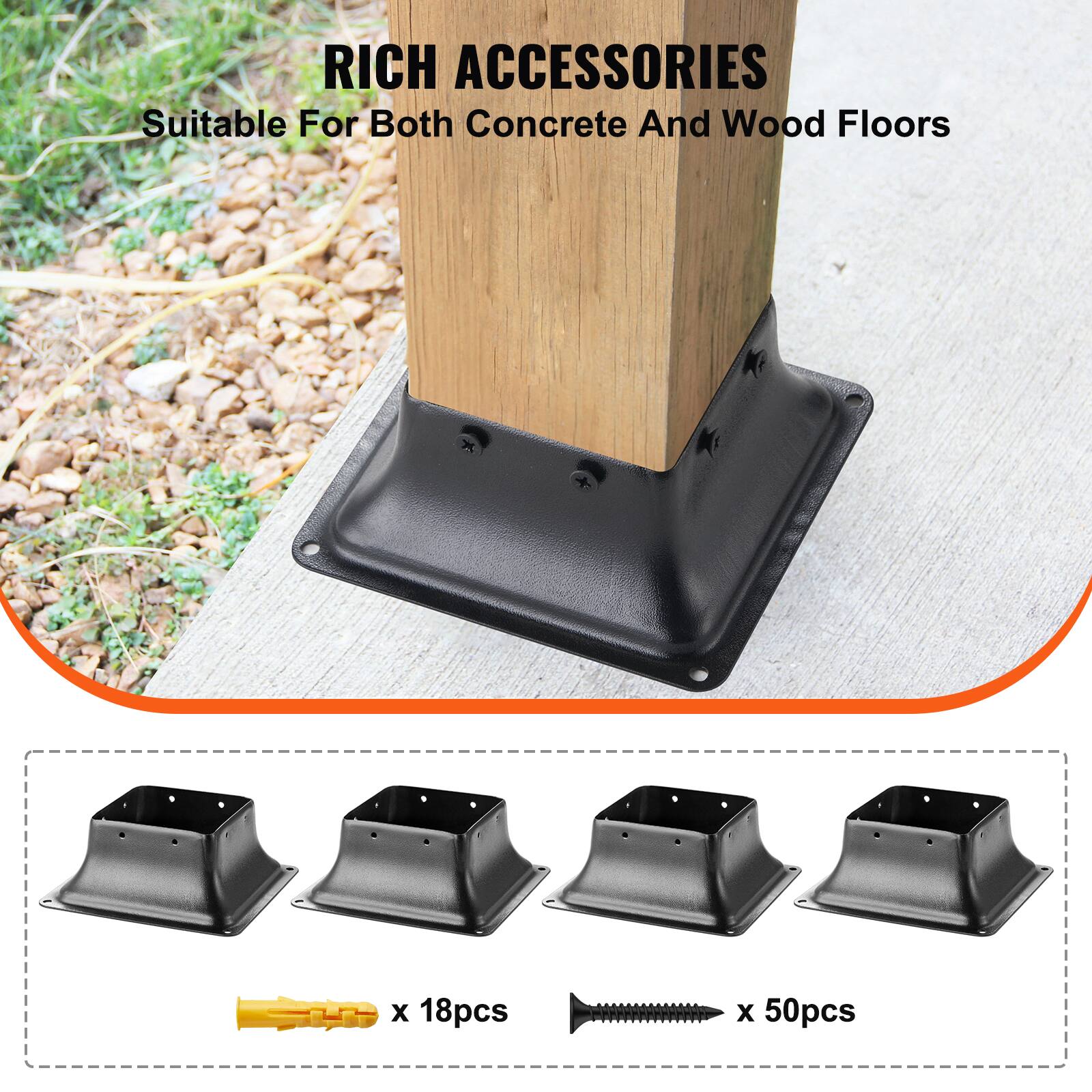 RICH ACCESSORIES  
Suitable For Both Concrete And Wood Floors  

x 18pcs  
x 50pcs
