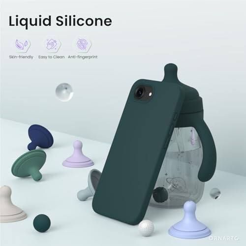 Liquid Silicone Skin-friendly Easy to Clean Anti-fingerprint ORNARTO