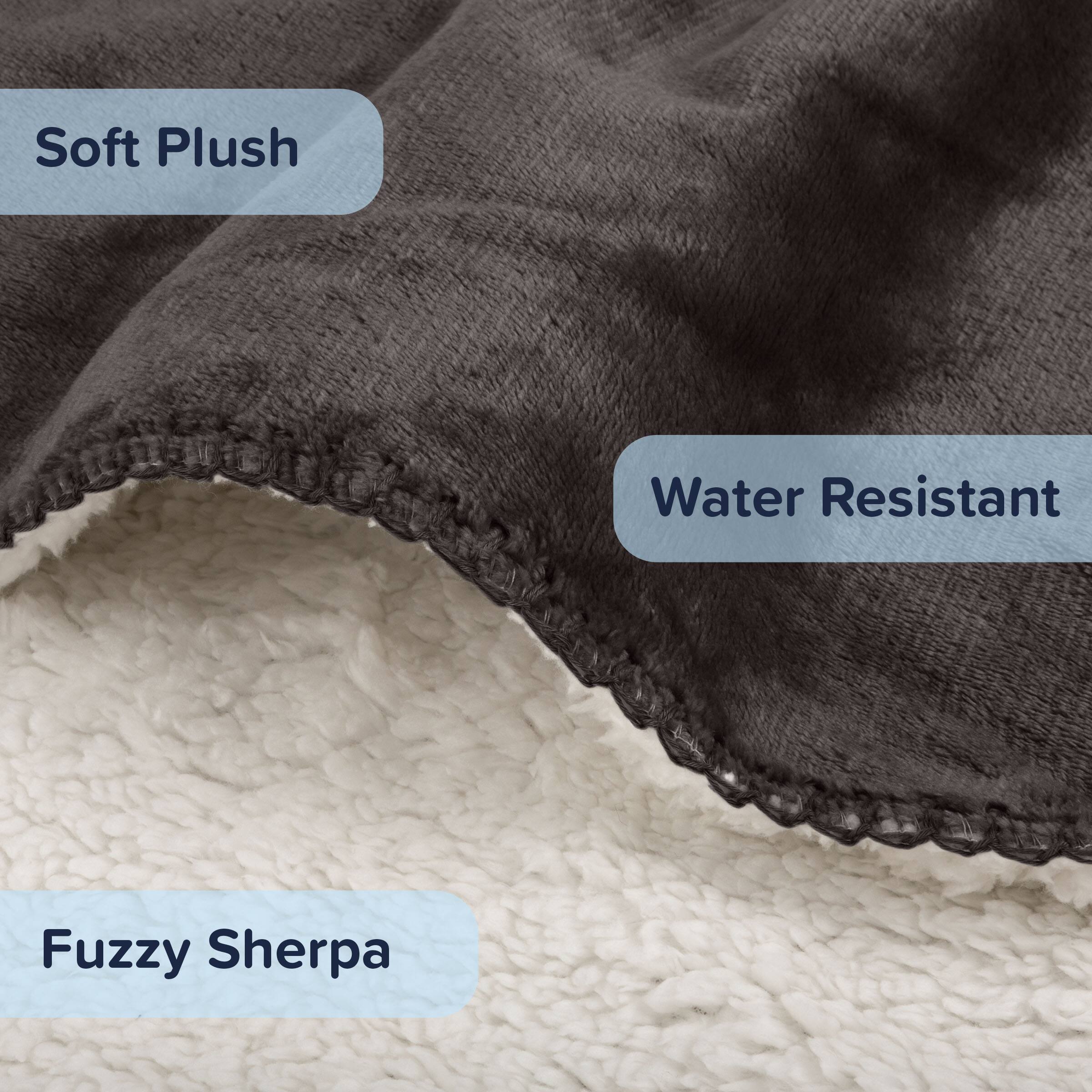 Soft Plush  
Water Resistant  
Fuzzy Sherpa