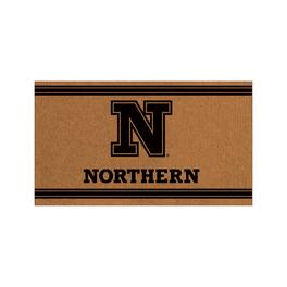 Evergreen Enterprises - Northern State University Wolves 28" x 16" Primary Logo Outdoor Coir Entryway Mat - Multicolor