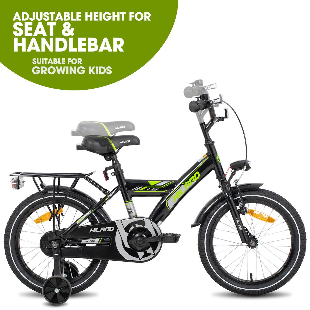 ADJUSTABLE HEIGHT FOR SEAT & HANDLEBAR  
SUITABLE FOR GROWING KIDS