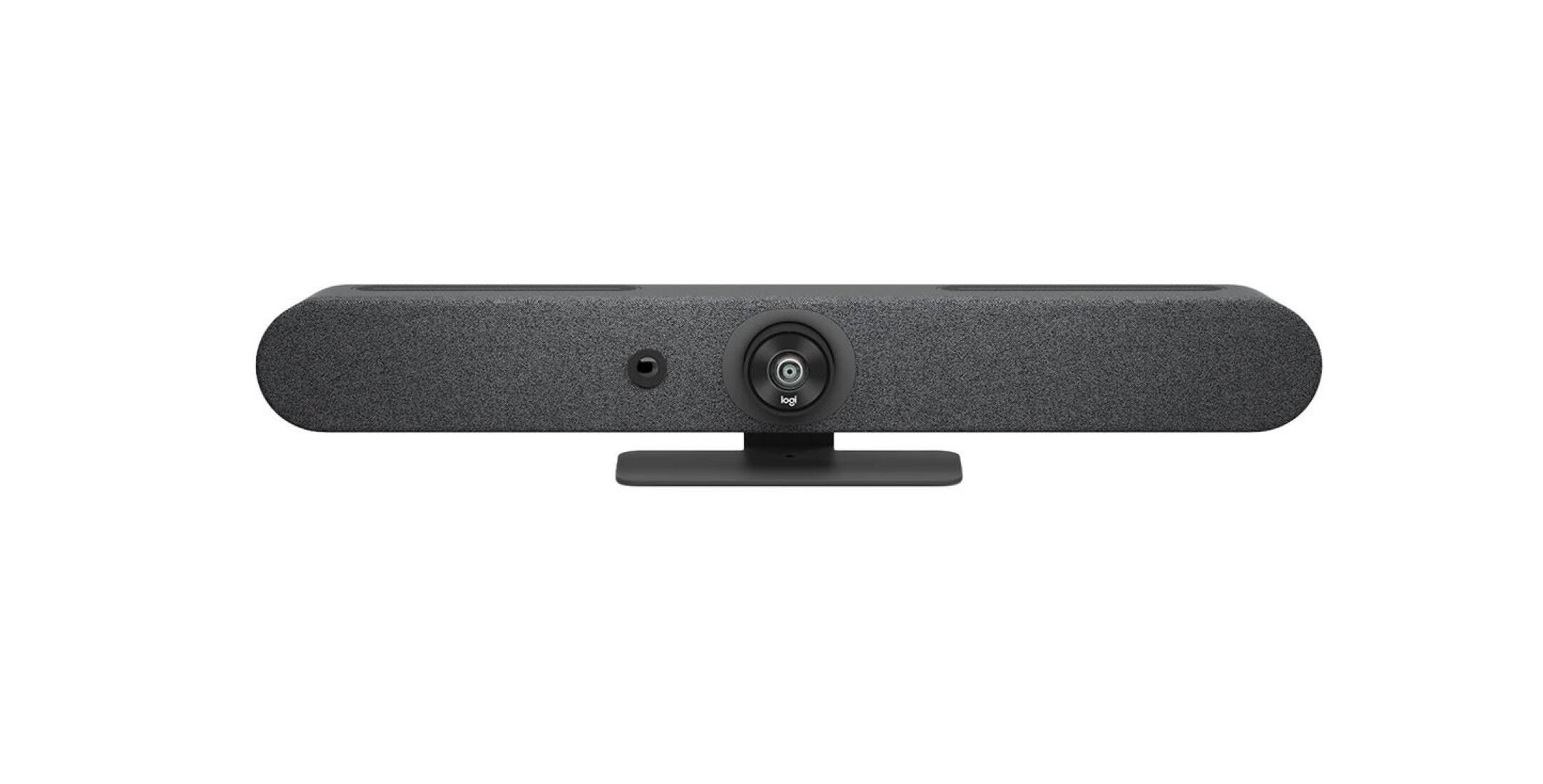 Front. Logitech - Logitech Rally Bar Mini All-in-one video Bar for Small to Medium Rooms - Graphite.