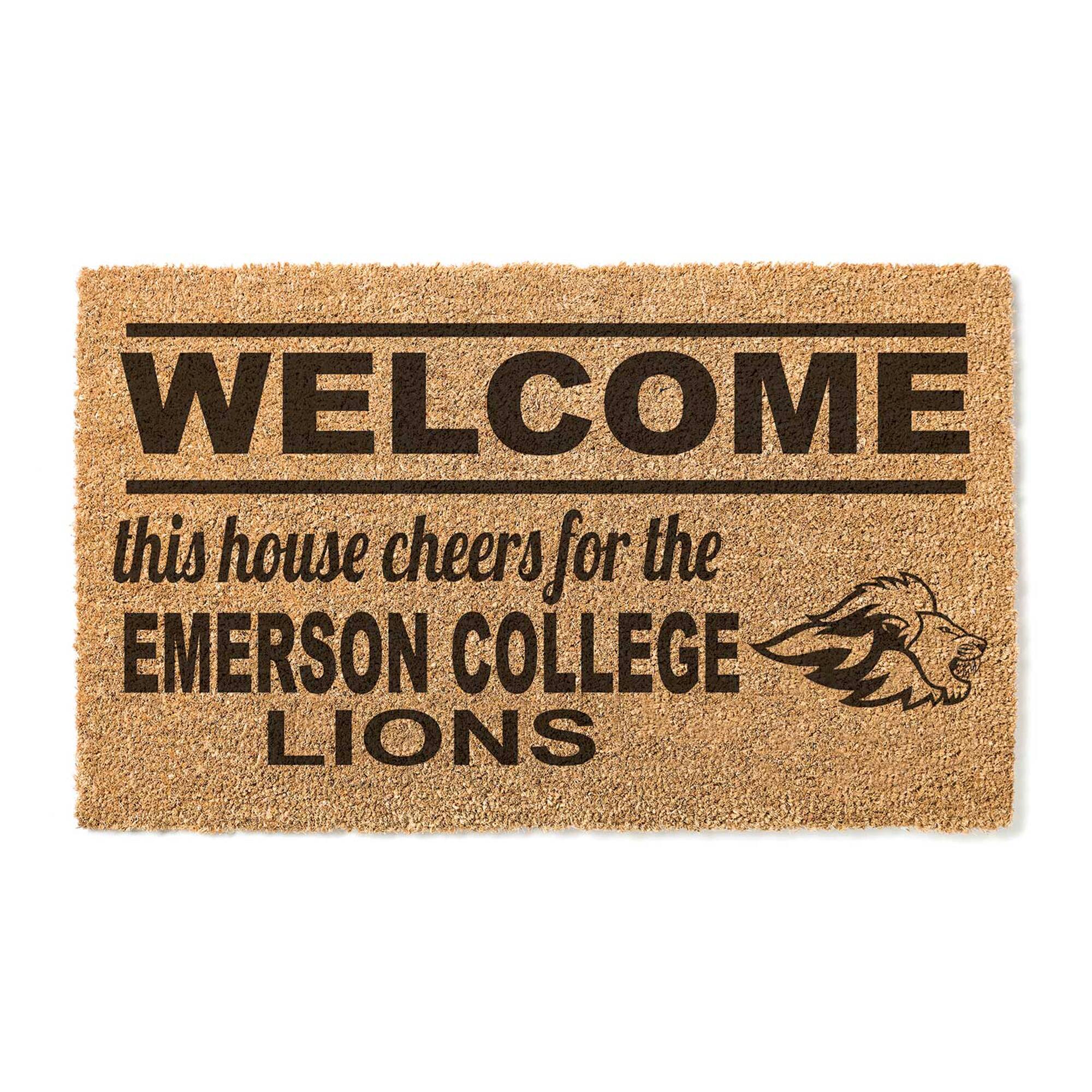 Emerson College Lions 18" x 30" Welcome Doormat