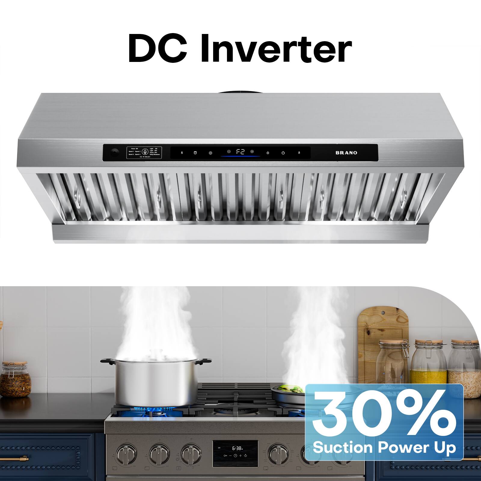 DC Inverter

BRANO

30% Suction Power Up
