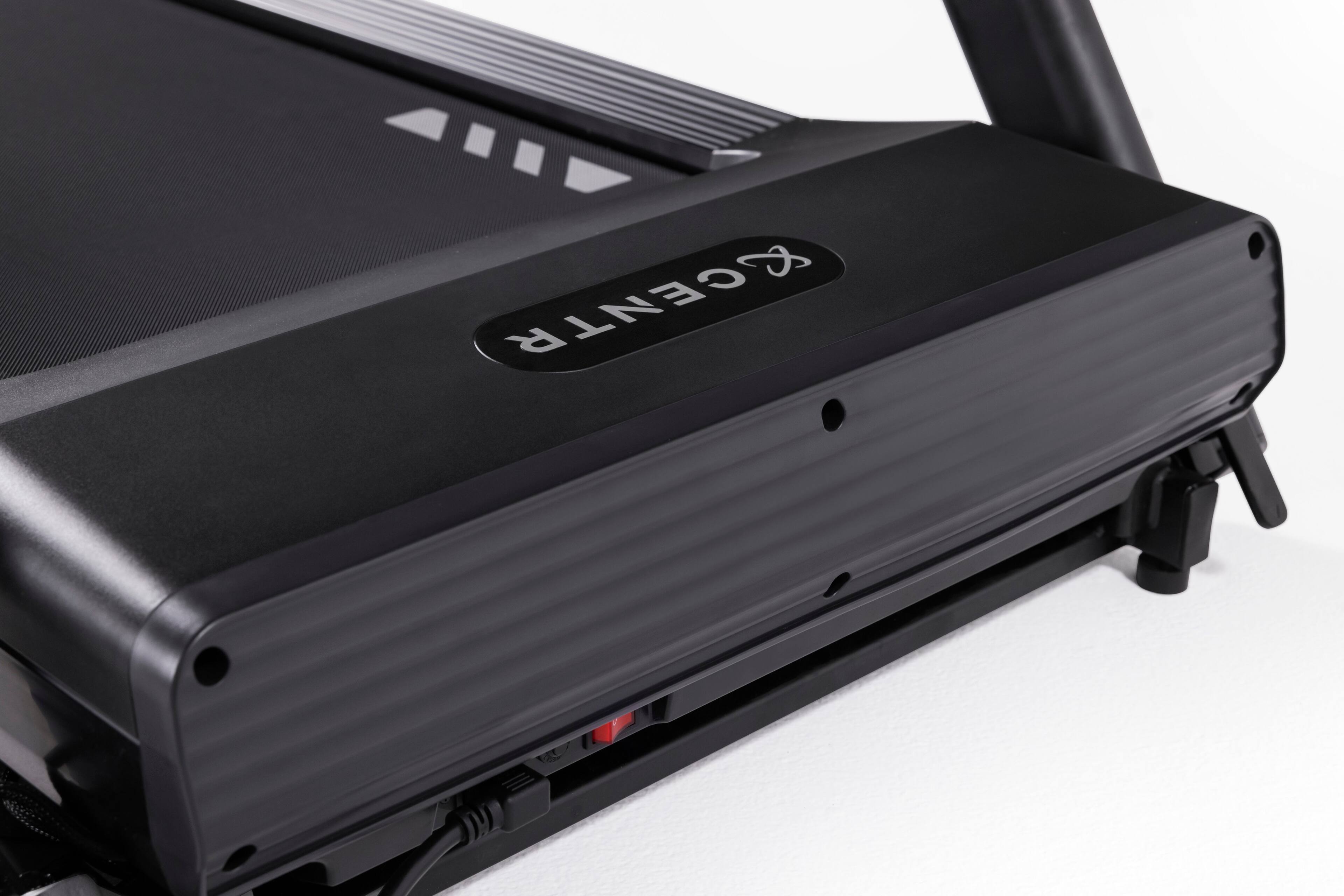Left. Centr - Runr Foldable Treadmill - Black.