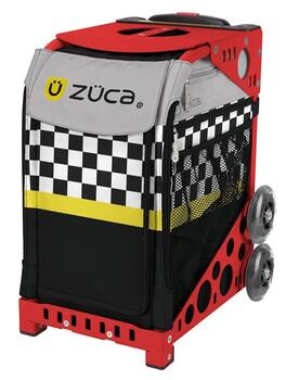Zuca - Sk8ter Block Sport Bag and Frame with Flashing Wheels - Red
