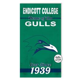 Jardine - Endicott College 11'' x 20'' Home Of The Sign - Green