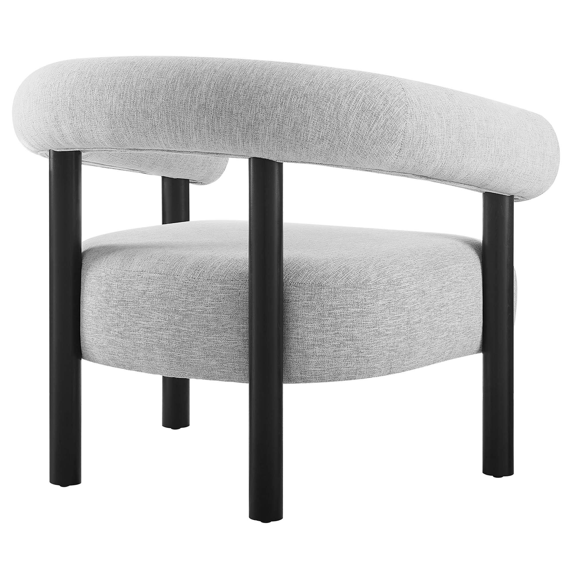 Alt View 1. Modway - Sable Upholstered Fabric Armchair by Modway - Black.