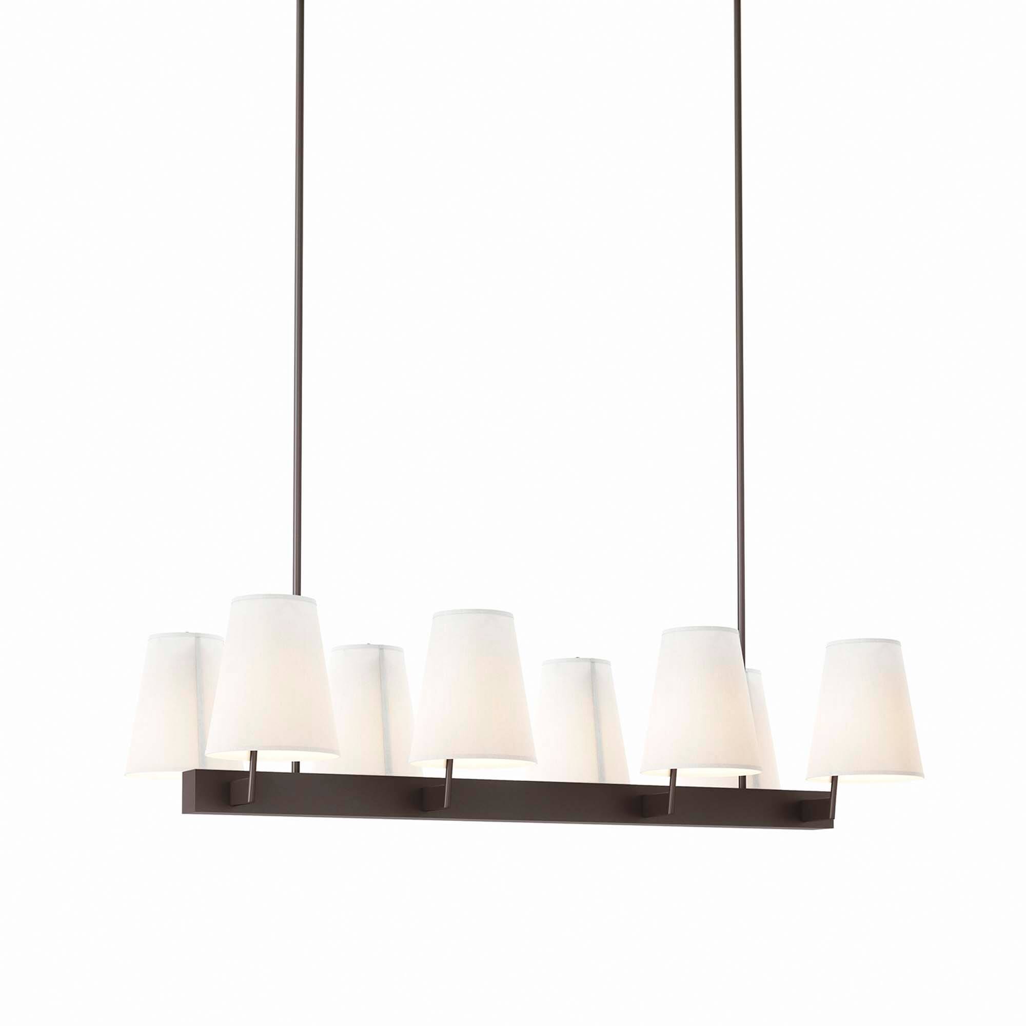 Alt View 2. Modway - Enthrall 8-Light Chandelier by Modway - White Brass.