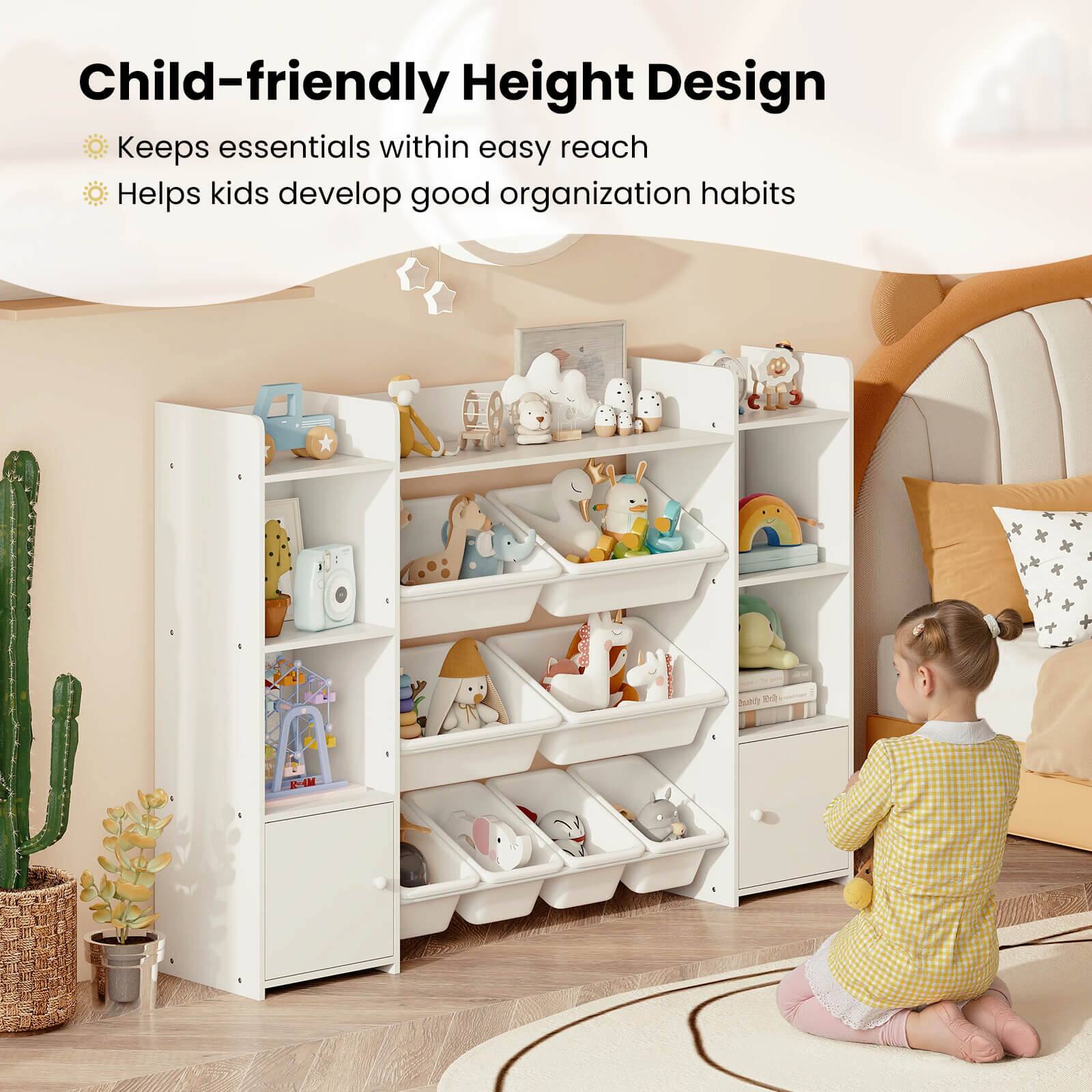 Child-friendly Height Design

- Keeps essentials within easy reach
- Helps kids develop good organization habits