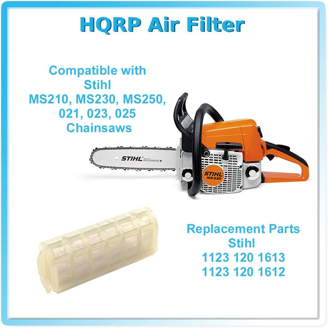 HQRP Air Filter

Compatible with Stihl MS210, MS230, MS250, 021, 023, 025 Chainsaws

Replacement Parts
Stihl 1123 120 1613
1123 120 1612