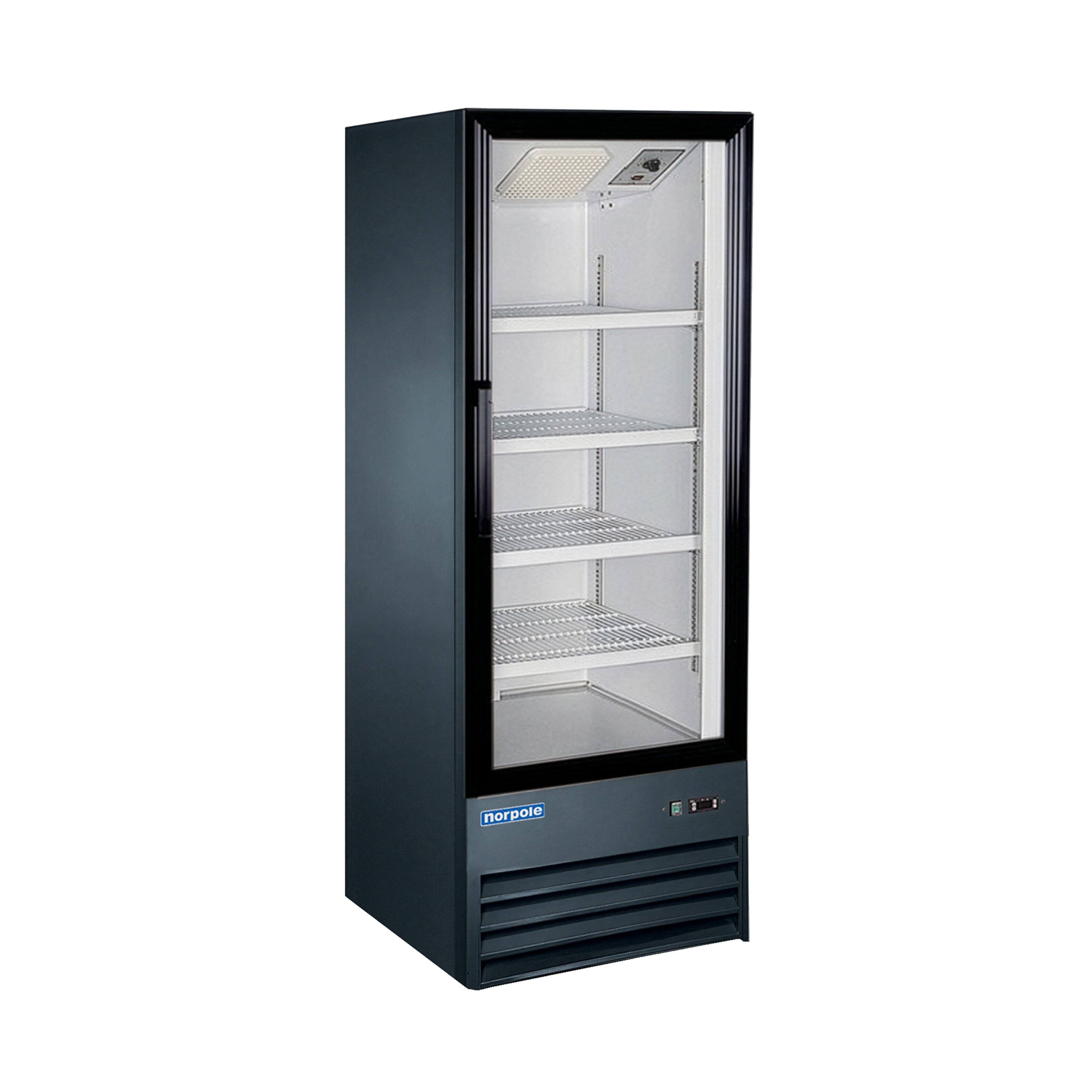 Alt View 5. Magic Chef - Commercial 9 cu. ft. Single Door Merchandiser Refrigerator in Black - Black.