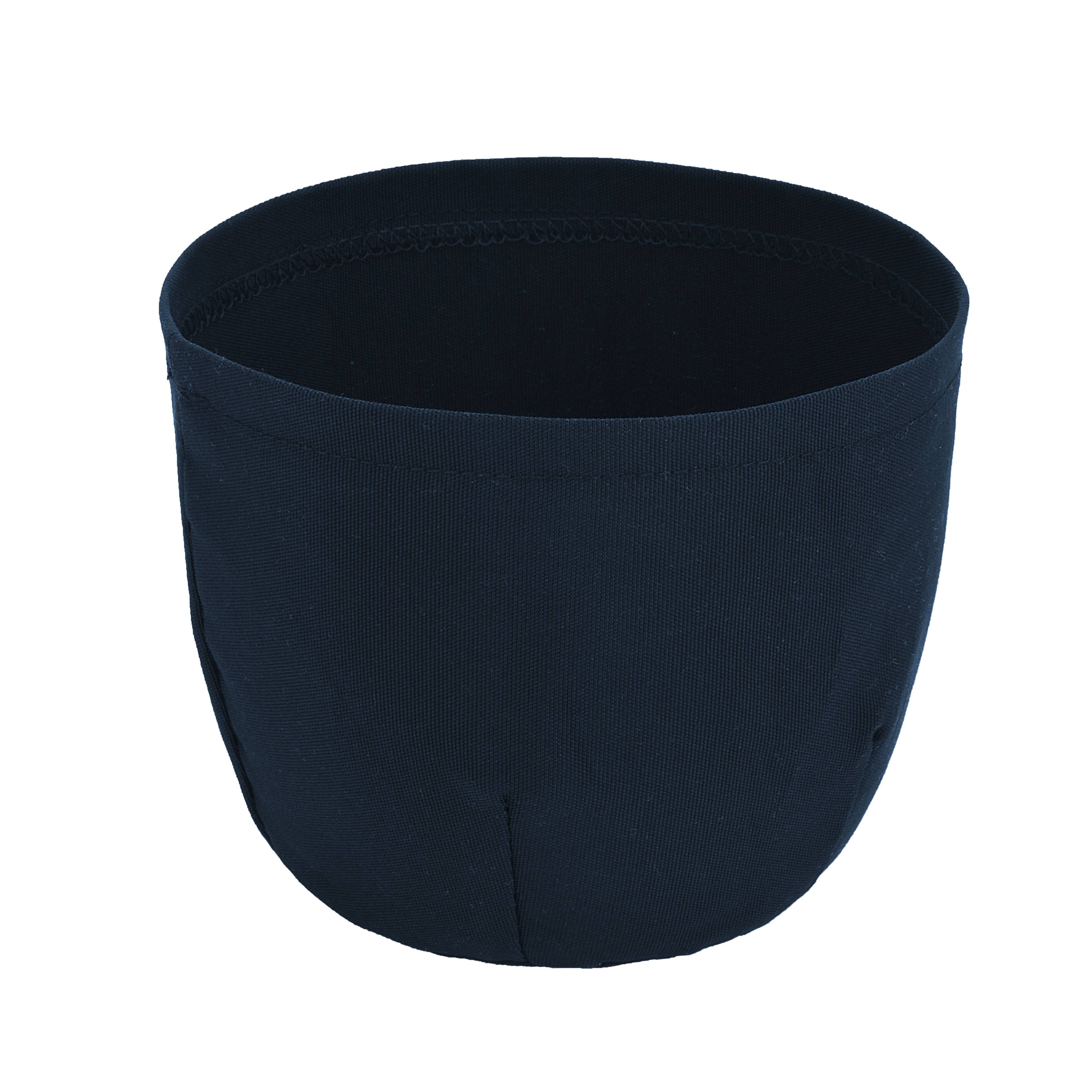 Alt View 4. Fortune Candy - Insulated 2.8L Ice Bucket, Double-Wall Stainless Steel w/Lid, Ice Tongs & Scoop, Handmade Nylon Holder for Parties，Bar - Navy Blue.