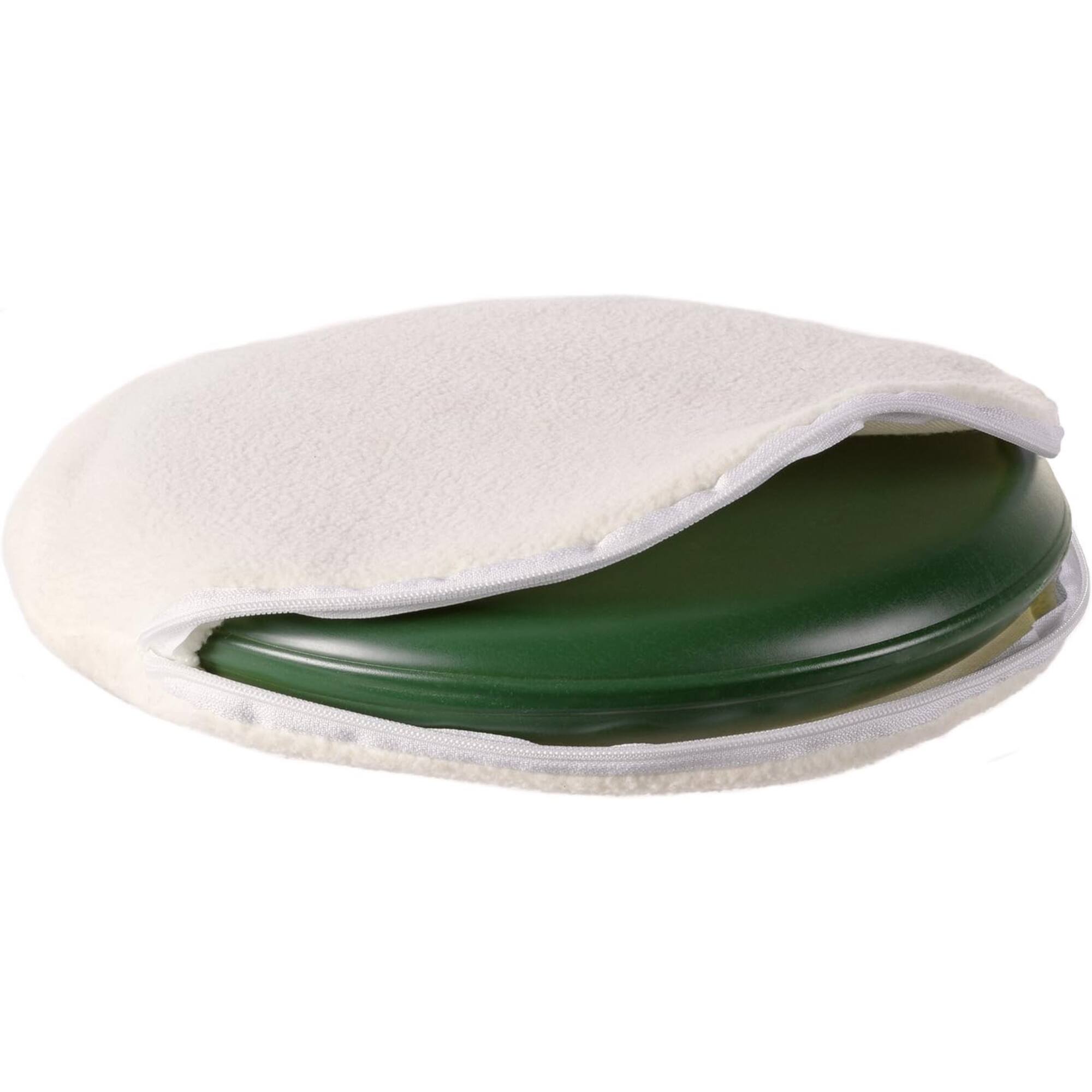 Alt View 3. Arf Pets - Microwavable Pet Heating Pad, Self Warming Mat with Cozy Cover & Cushion - White.