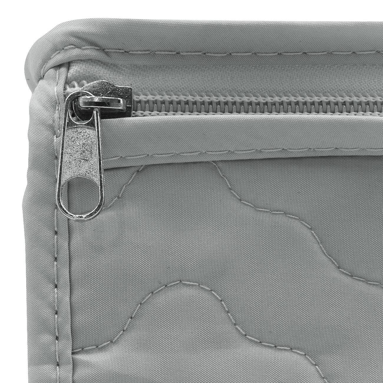 Alt View 3. Sorbus - Sorbus 5-Piece Quilted Dinnerware Storage Set - China Storage for Transporting Dishes, Protecting Plates and Dinnerware - Gray.