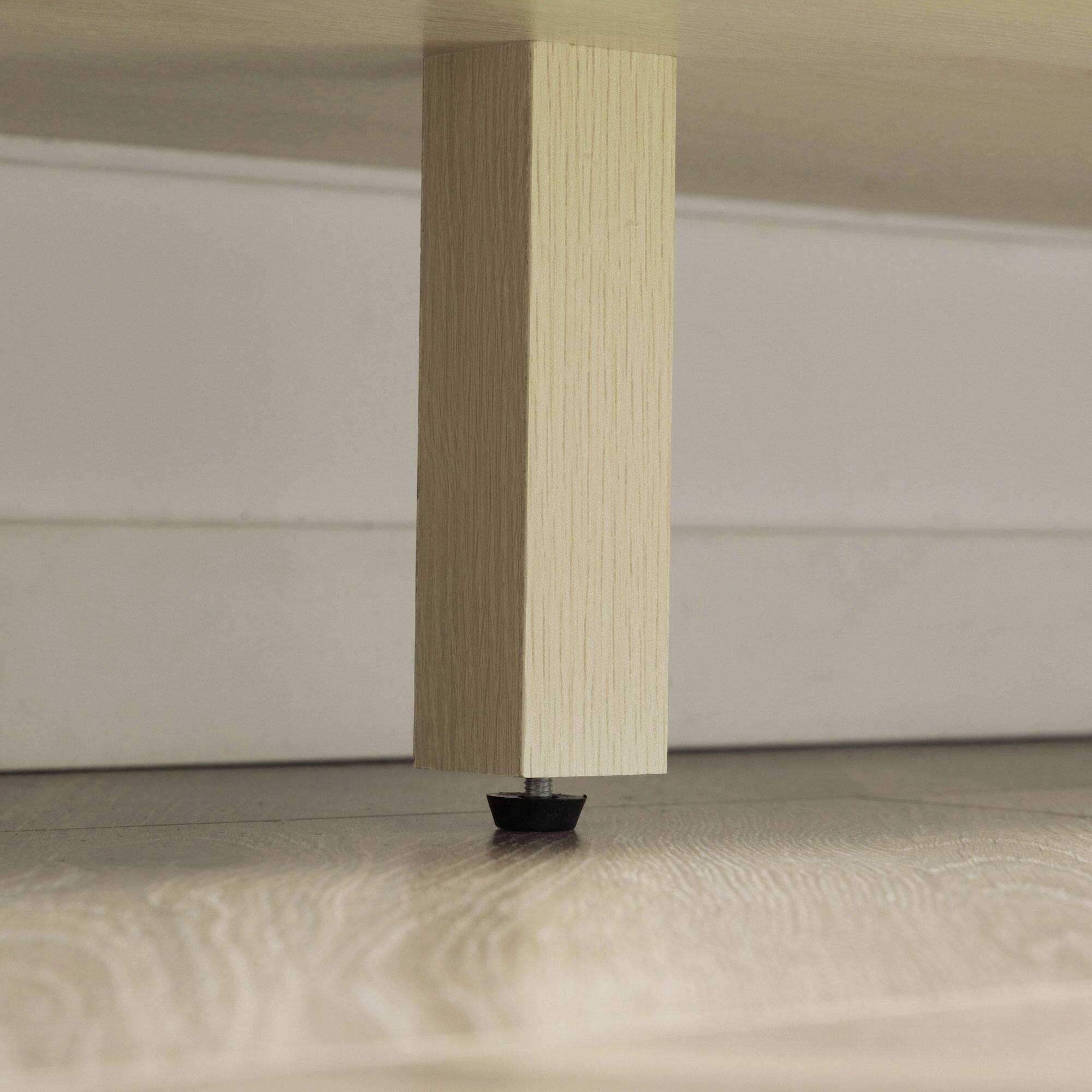 Alt View 8. Homcom - Sideboard Buffet Cabinet, Coffee Bar Cabinet with 3 Rattan Doors and Adjustable Shelves for Kitchen, Living Room - Natural Mixed.