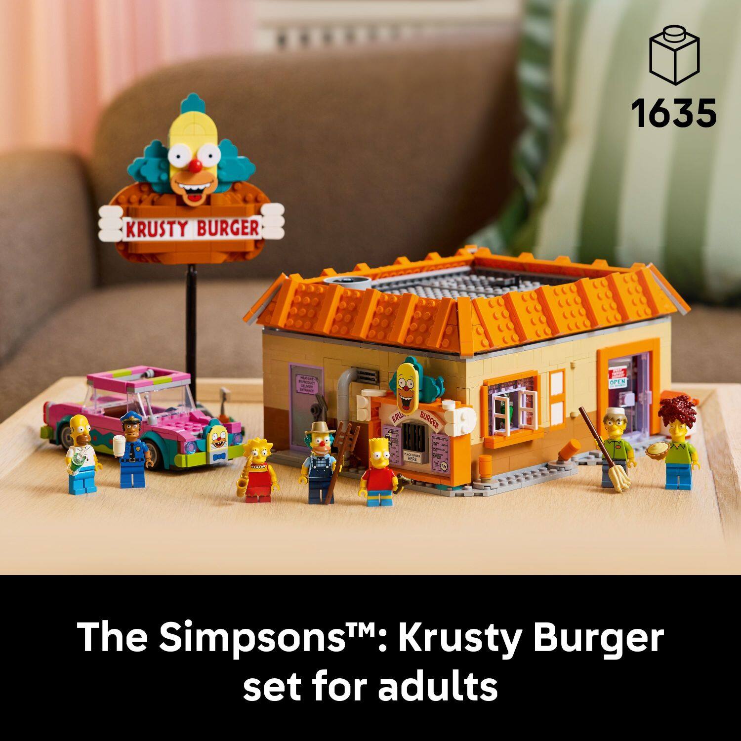 1635  
The Simpsons™: Krusty Burger set for adults